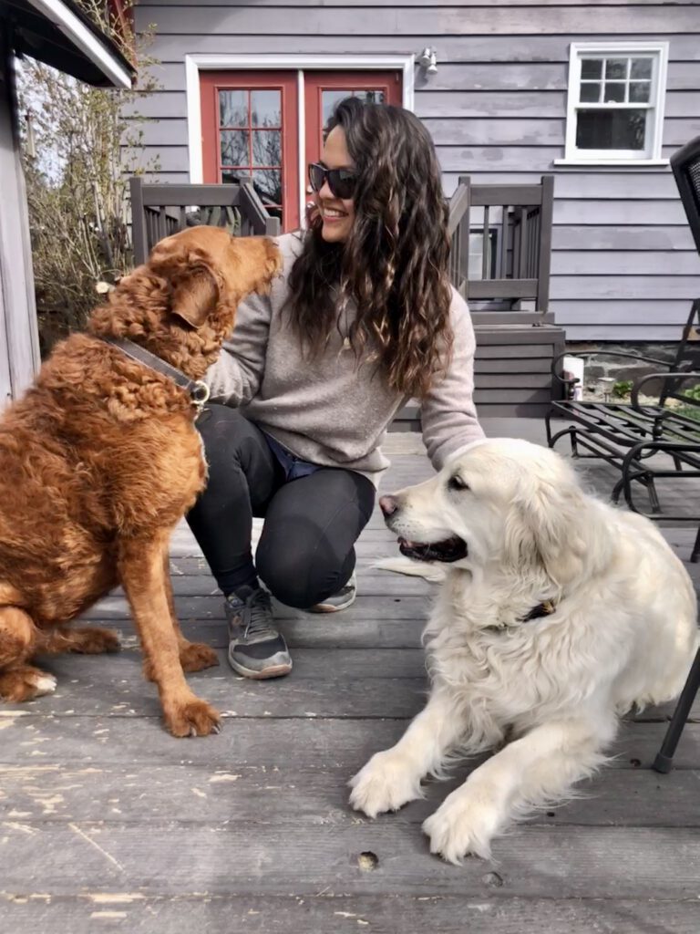 Winston with us